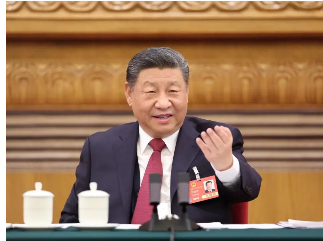微镜头·习近平总书记两会“下团组” | “始终保持弄潮儿的角色”